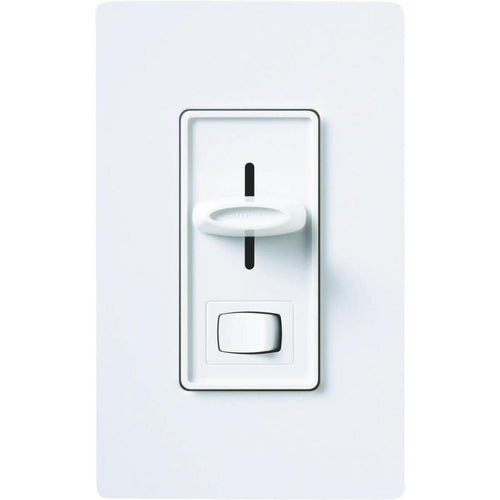 Lutron Skylark Incandescent/CFL White Single Pole Slide Dimmer Switch