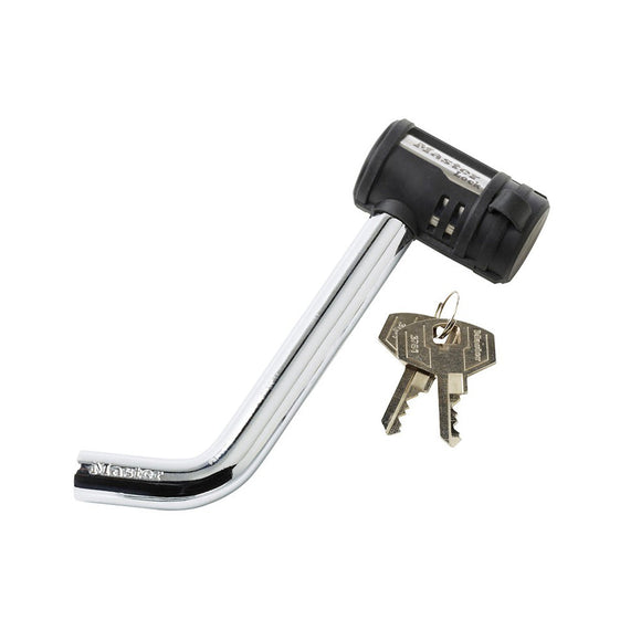 Master Lock Receiver Pin And Clips 5/8in (16mm) Chrome Extended Length Bent Pin Receiver Lock (5/8