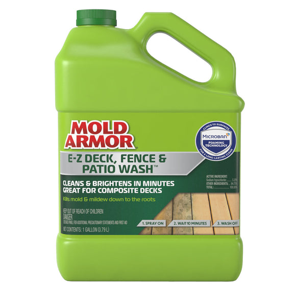 Mold Armor E-Z Deck Wash For Wood Surfaces, Composite Deck & Fence, 1 Gal. (1 Gallon)