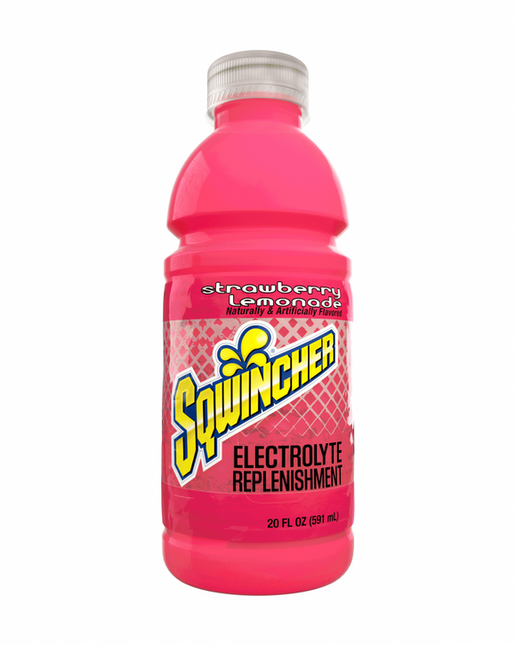 Sqwincher Ready-To-Drink Original 20 fl. oz. Strawberry Lemonade (20 oz.)