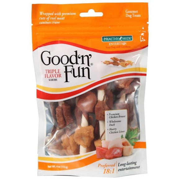 Healthy Hide Good N Fun Triple Flavor Kabobs